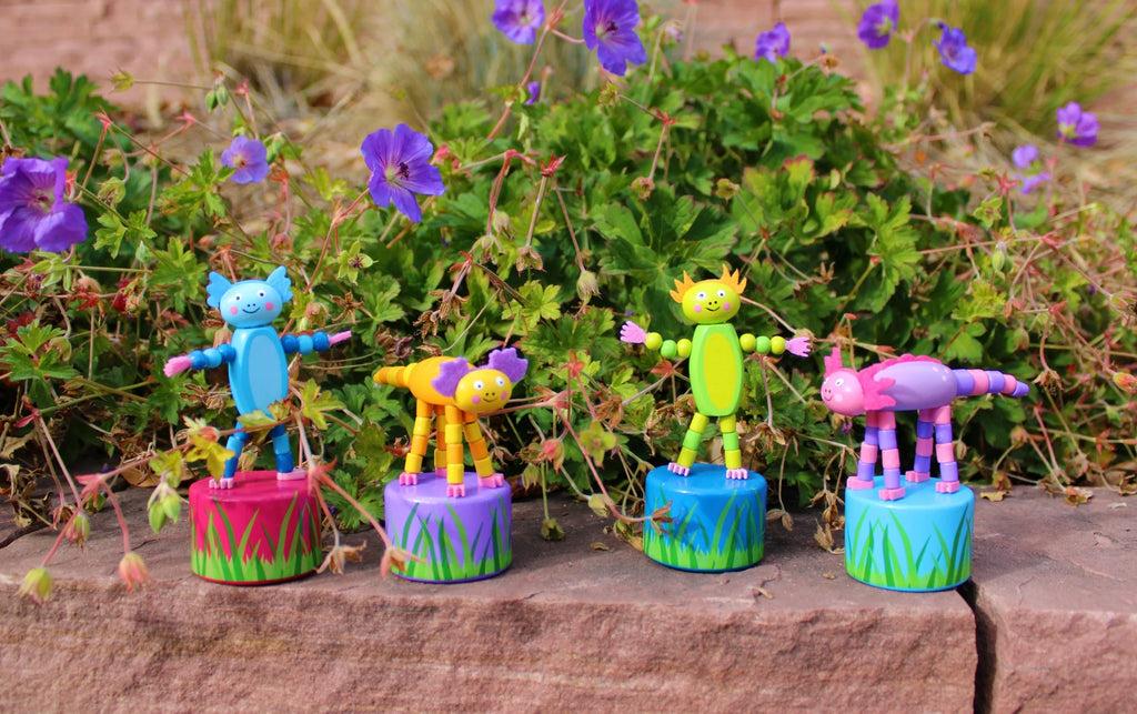 Axolotl Push Puppets