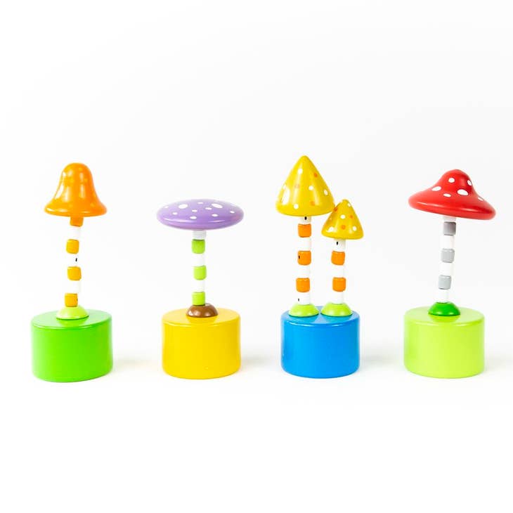 Magical Mushroom Push Puppets