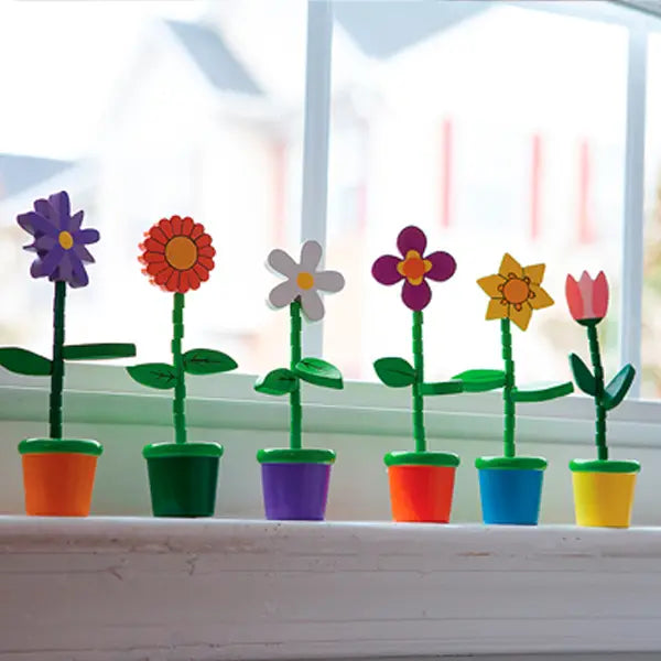 Flower Push Puppets