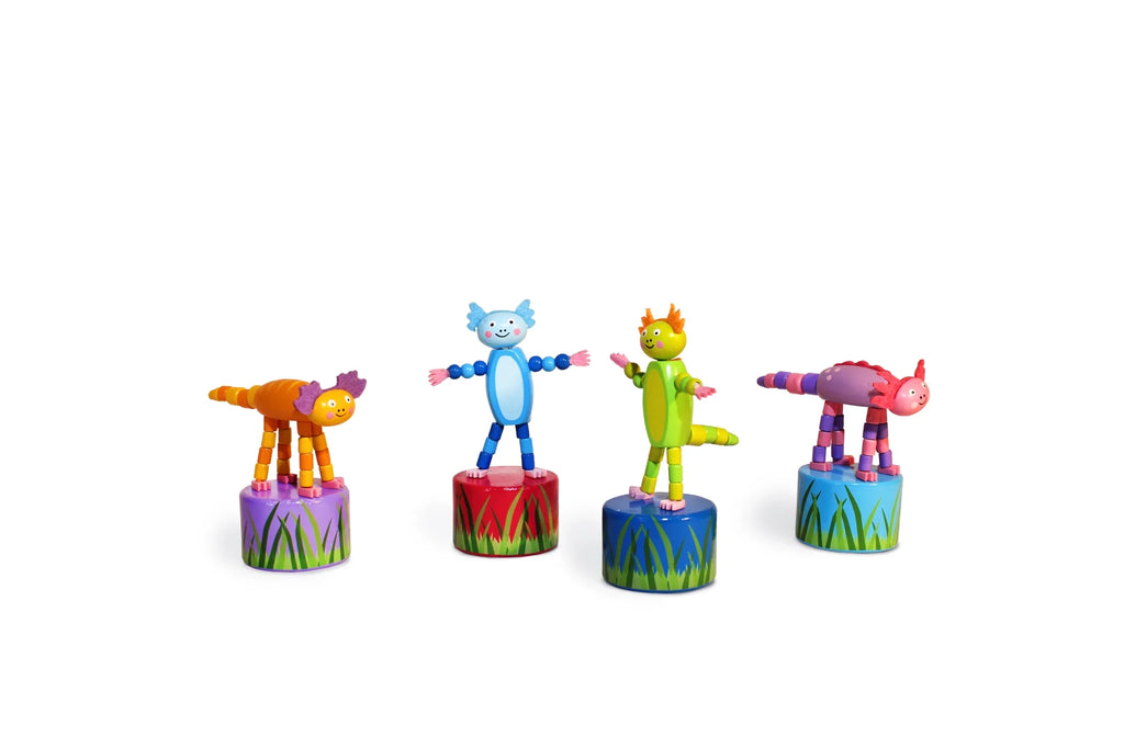 Axolotl Push Puppets