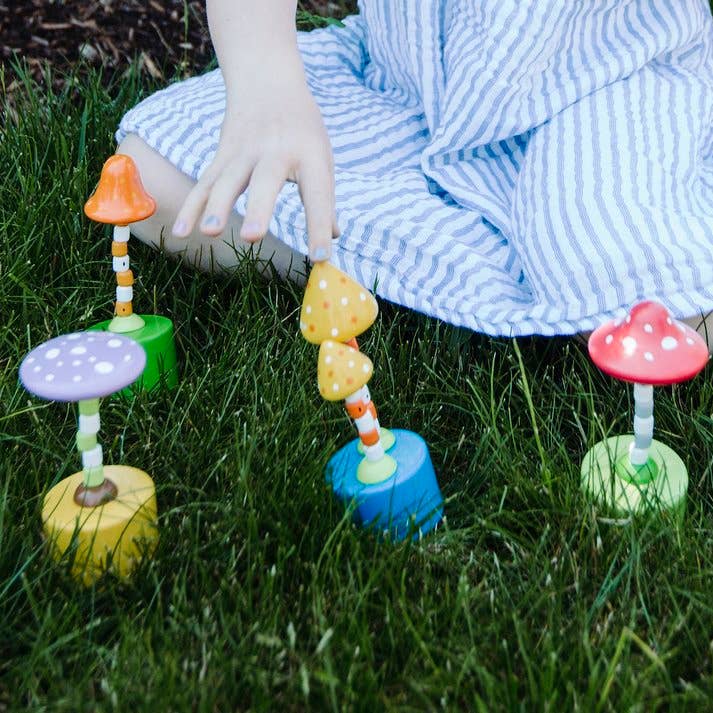 Magical Mushroom Push Puppets