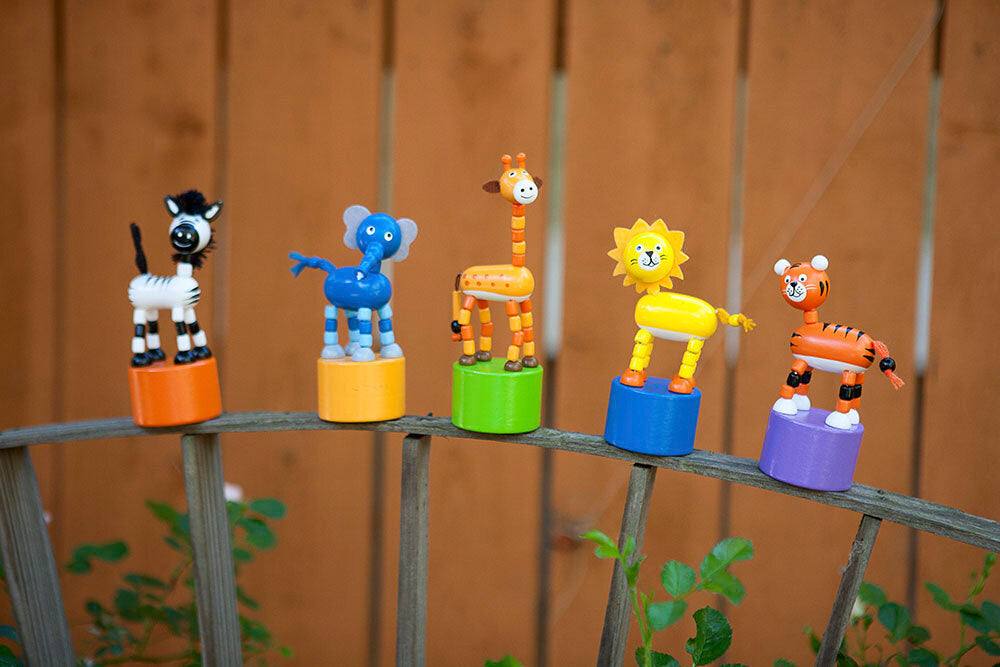 Safari Push Puppets